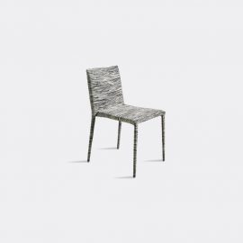 Missoni Seating - 'Sakai Miss' chair in Black And White Cotton, Polyester