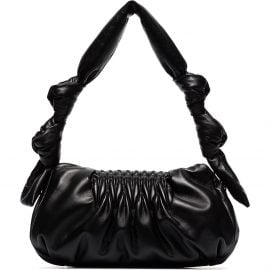 Miu Miu matelassé knotted leather shoulder bag - Black