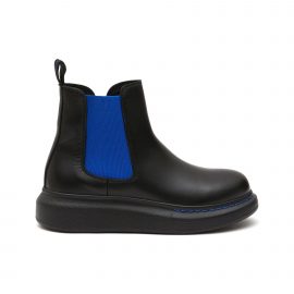 'Molly' kids and toddler leather platform Chelsea boots