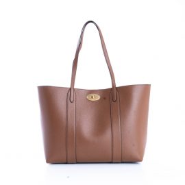 Mulberry Leather Shoulder Bag bayswater Tote Oak Small Classic Grain