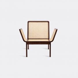 NORR11 Seating - 'LeRoi Chair' in Brown Oak - Dark Stained,