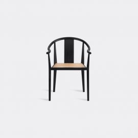 NORR11 Seating - 'Shanghai' chair, black and brown in Brown FSC certified ash - Black,