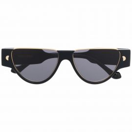 Nanushka D-frame topless sunglasses - Black