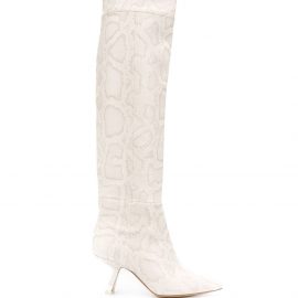 Nicholas Kirkwood Lexi 70mm over-the-knee boots - White