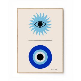 Noama - Evil Eye A4 Art Print