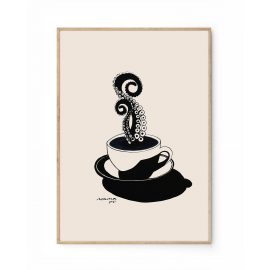 Noama - Squid Ink Coffee A3 Art Print