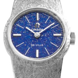 Omega De Ville De Ville Ladies Vintage, Baton, 1989, Used, Case material White Gold, Bracelet material: White Gold