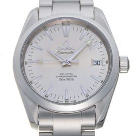 Omega Seamaster Aqua Terra Co-Axial Men's Watch 2504.30 Stainless Steel Silver Dial, Silver
