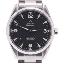 Omega Seamaster Aqua Terra Railmaster Back Scale 2502.52 Men's Watch Automatic Black Dial, Black