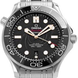 Omega Seamaster Diver 300M Co-Axial Master Chronometer 210.22.42.20.01.004, Baton, 2020, Very Good, Case material Steel, Bracelet material: Rubber