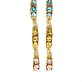 Oscar de la Renta crystal-embellished drop earrings - Gold