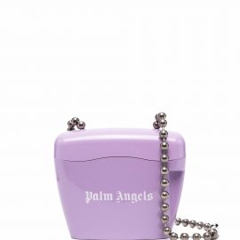 Palm Angels mini Padlock crossbody bag - Purple