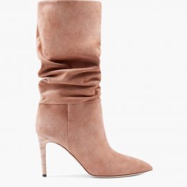 Paris Texas 85 Mm Suede Leather Slouchy Boots