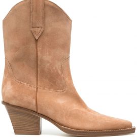 Paris Texas Sharon suede ankle boots - Brown