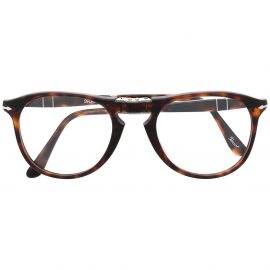 Persol tortoiseshell round frame sunglasses - Brown