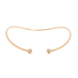 Piaget Possession Diamond 18K Rose Gold Rigid Collar Necklace
