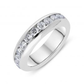 Picchiotti 18ct White Gold 1.61ct Diamond Full Eternity Ring