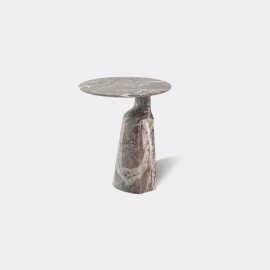 Poltrona Frau Tables And Consoles - 'Ilary' monolite table in Grey fior di pesco marble