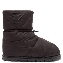 Prada - Padded Nylon Snow Boots - Mens - Black