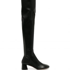 Proenza Schouler block-heel thigh boots - Black