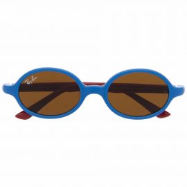 RAY-BAN JUNIOR round tinted sunglasses - Blue