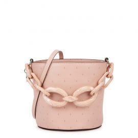 RED Valentino Pink Leather Bucket Bag