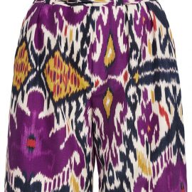 Ralph Lauren Collection Francine graphic-print shorts - Purple