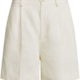 Ralph Lauren Collection Tracy tailored linen shorts - White