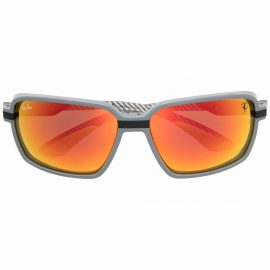 Ray-Ban x Scuderia Ferrari square-frame sunglasses - Grey