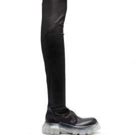 Rick Owens Strobe Bozo thigh-high boots - Black