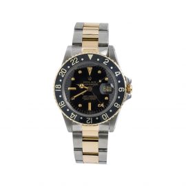 Rolex 1978 pre-owned GMT Master II 40mm - Black