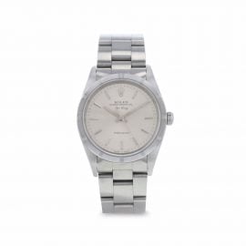 Rolex 1996 pre-owned Air King 34mm - Silver