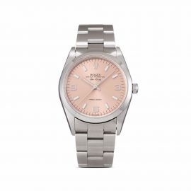 Rolex 1999 pre-owned Air-King Precision 34mm - Pink