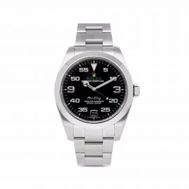 Rolex 2020 pre-owned Air-King 40mm - Black