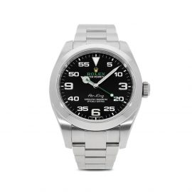 Rolex 2021 pre-owned Air-King 40mm - Black