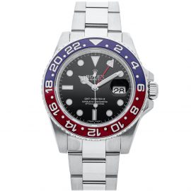 Rolex Black 18K White Gold GMT-Master II "Pepsi" 116719BLRO Men's Wristwatch 40 MM