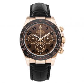 Rolex Black Cerachrom 18K Rose Gold Cosmograph Daytona 116515LN Men's Wristwatch 40MM