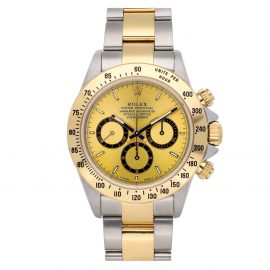 Rolex Champagne 18K Yellow Gold And Stainless Steel Cosmograph Daytona 16523 Men's Wristwatch 40 MM