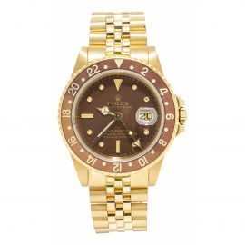 Rolex GMT Master yellow gold watch