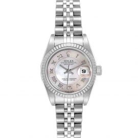 Rolex MOP Stainless Steel Datejust 79174 Women's Wristwatch 26 MM