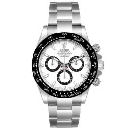 Rolex White Stainless Steel Daytona 116500 Men's Wristwatch 40MM