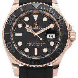 Rolex Yacht-Master 126655 , Baton, 2022, Unworn, Case material Rose Gold, Bracelet material: Rubber