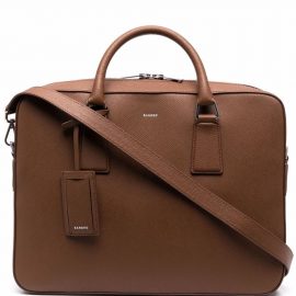 SANDRO large Downtown laptop bag - Brown