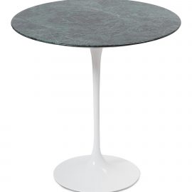 Saarinen 20" side table - Verde Alpi Marble