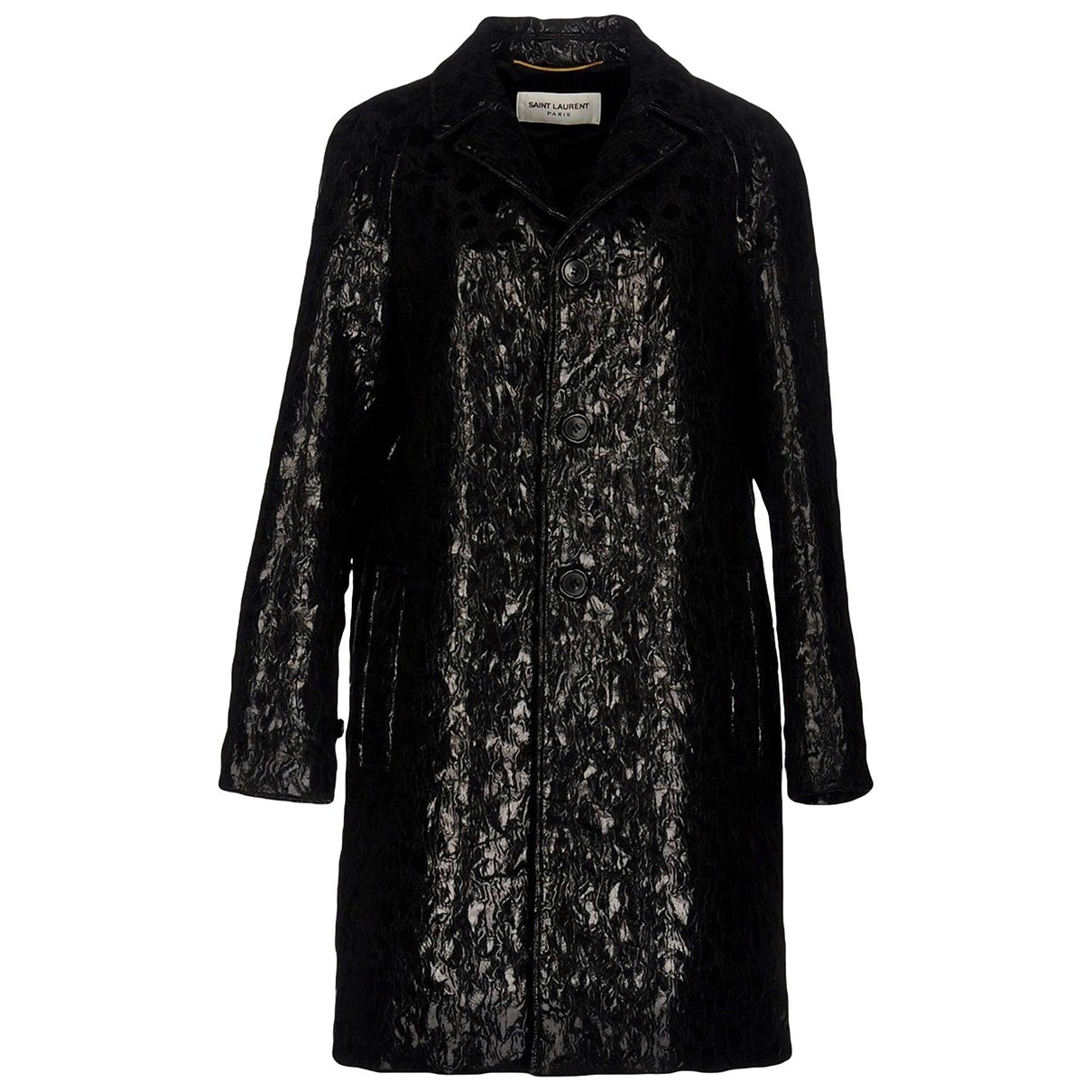Saint Laurent N Black Coat for Women