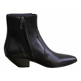 Saint Laurent West Chelsea leather western boots