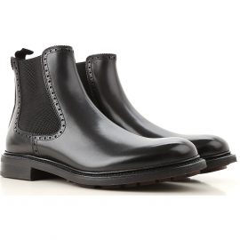 Salvatore Ferragamo Chelsea Boots for Men On Sale in Outlet, Black, Leather, 2021, 10.5 6.5 7 7.5 8