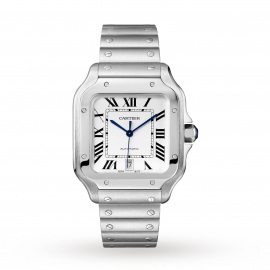 Santos de Cartier watch, Large model, automatic, steel, i ...
