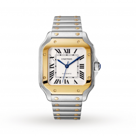 Santos de Cartier watch, Medium model, automatic, yellow ...