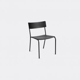 Serax Seating - 'August' chair, set of two, black in Black aluminium
